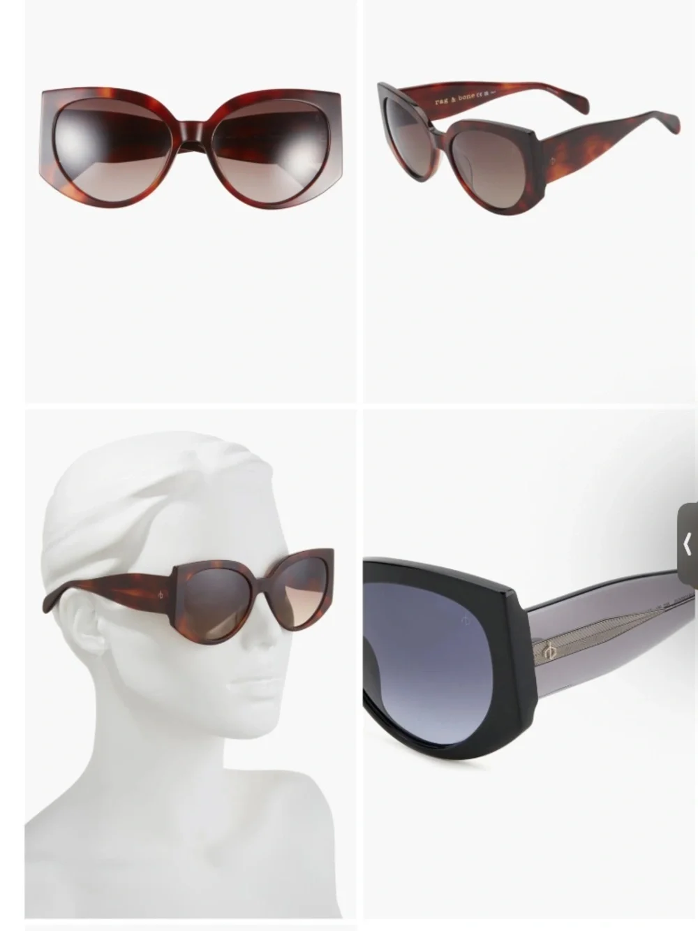 rag & bone 58mm Round Sunglasses